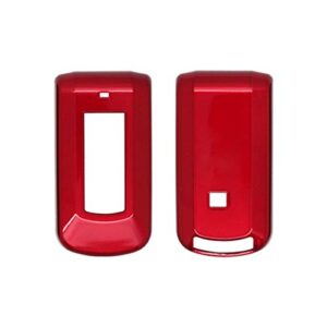 segaden paint metallic color shell cover abs hard case holder compatible with mitsubishi smart remote key fob 2 3 button sv0520 red