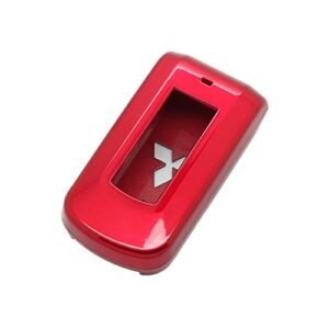 SEGADEN Paint Metallic Color Shell Cover ABS Hard Case Holder Compatible with MITSUBISHI Smart Remote Key Fob 2 3 Button SV0520 Red