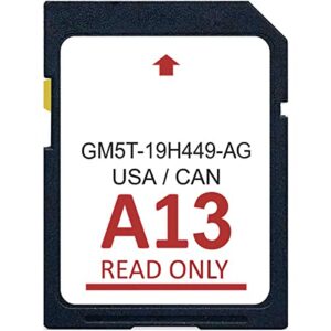 2022 Latest Version Navigation sd Card Fits Ford Lincoln USA Canada Newest GPS Map Card Updated A13 - GM5T-19H449-AG + Antifog Stickers