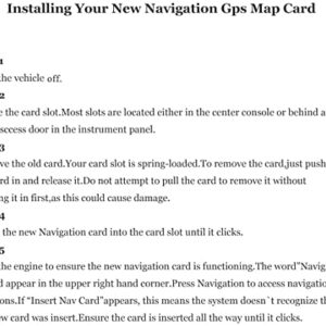 2022 Latest Version Navigation sd Card Fits Ford Lincoln USA Canada Newest GPS Map Card Updated A13 - GM5T-19H449-AG + Antifog Stickers
