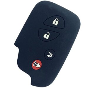 rpkey silicone keyless entry remote control key fob cover case protector replacement fit for lexus es350 gs300 gs350 gs430 gs450h isc is250 is350 ls460 ls600h hyq14aab 89904-50380 89904-30270