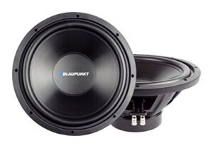 blaupunkt 12″ single voice coil subwoofer with 800w power (gbw120) black