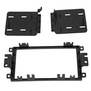 ECOTRIC Double Din Car Stereo Radio Install Radio Bezel Dash Kit Trim Bezel W/Wire Harness Compatible with Select 1992-2012 Buick Chevy GMC- - Compatible Vehicles Listed Below