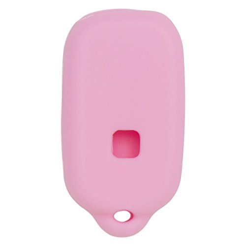 Keyless2Go Replacement for New Silicone Cover Protective Case for Remote Key Fobs with FCC GQ43VT14T HYQ12BAN HYQ12BBX - Pink