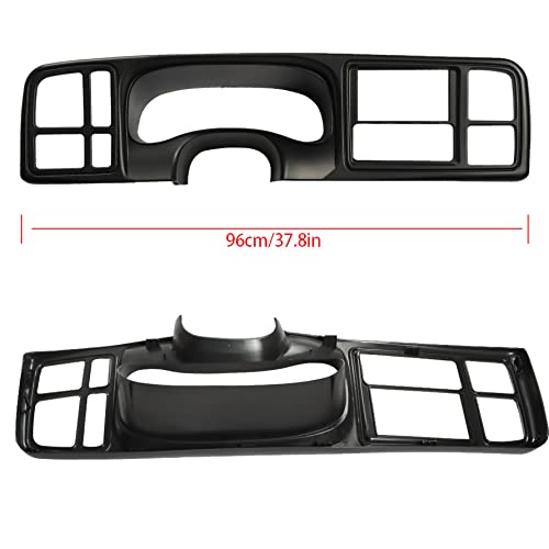 Double Din Dash Kit W/Wiring Harness Replacement for 1999-2002 Sierra Silverado 1500 2500 3500 15731974 15772850 15085844 15046575