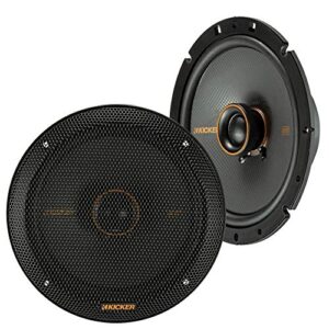 kicker 47ksc6704 ks series 6.75″ coaxial speakers with .75″ tweeters, 4ohm