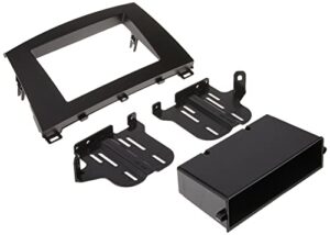 scosche ma1543b compatible with 2010-13 mazda3 iso double din & din+pocket dash kit black