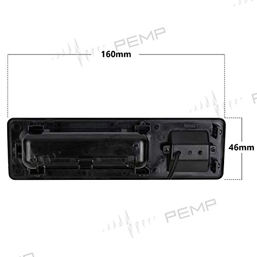 PEMP AHD Rear Camera 1080P 30FPS Parking Rear View Camera for PEMP BMW F10 F30 F25 F48 (AHD 160 * 45)