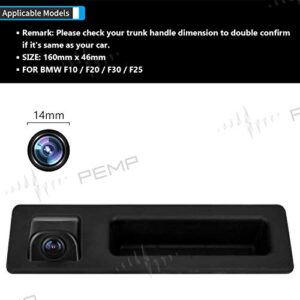 PEMP AHD Rear Camera 1080P 30FPS Parking Rear View Camera for PEMP BMW F10 F30 F25 F48 (AHD 160 * 45)