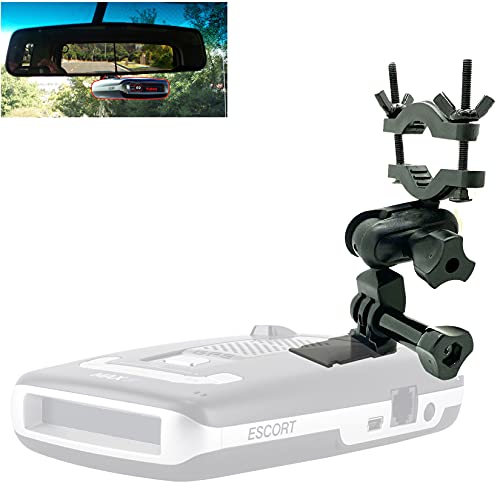 Easy Install Car Rearview Mirror Radar Detector Mount for Escort Max / Max 2 from 2015-2019 Radar (THIS IS NOT FOR MAX360C or the 2020 revised MAX3 that use MAGNETIC dock radar)