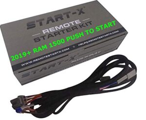 start-x remote starter kit for 2019-2023 ram 1500 push to start || plug n play || 3x lock to remote start