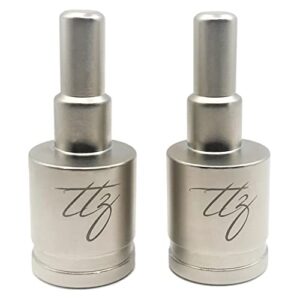 ttz audio 0 gauge to 4 gauge wire ga reducer (pair) for easy car audio amplifier amp installation