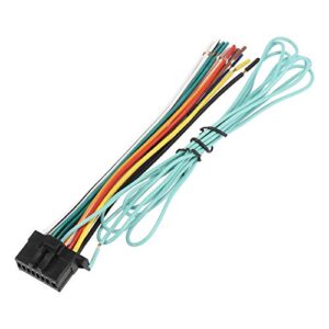 x autohaux car stereo cd player wiring harness wire radio adapter install plug 16 pins for pioneer