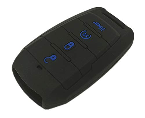 KAWIHEN Silicone Rubber Key Fob Cover Compatible with 2019 2020 Ram 1500 Key Fob OHT-4882056 5461A-4882056