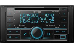 kenwood dpx-794bh 2-din cd receiver with built in alexa, bluetooth and hd radio