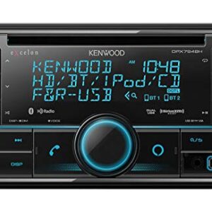 Kenwood DPX-794BH 2-Din CD Receiver with Built in Alexa, Bluetooth and HD Radio