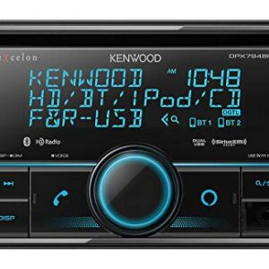 Kenwood DPX-794BH 2-Din CD Receiver with Built in Alexa, Bluetooth and HD Radio