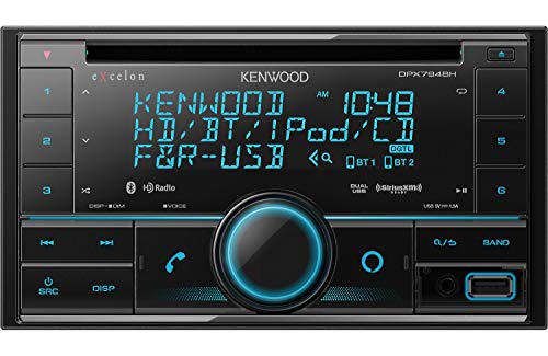 Kenwood DPX-794BH 2-Din CD Receiver with Built in Alexa, Bluetooth and HD Radio