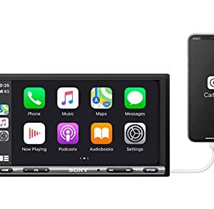 Sony 6.95 Inch - Apple Car Play/Android Auto Digital Media Receiver W/Bluetooth and Back Up Camera Input