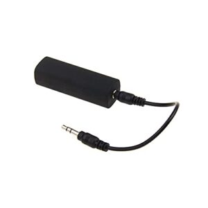 Bass Rockers Ground Loop Noise Isolator Filter for Car Audio Home Stereo RV System with 3.5mm AUX Audio Cable-Fully Eliminate Buzzing Noise