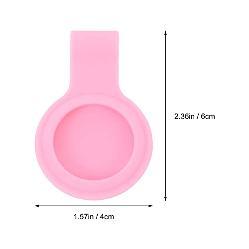 ifundom 2pcs Anti- Scratch Locator Protection Covers Compatible for Airtag (Pink)