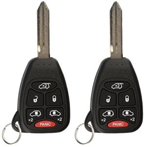 KeylessOption Keyless Entry Remote Control Car Key Fob Ignition Key Replacement for M3N5WY72XX (Pack of 2)