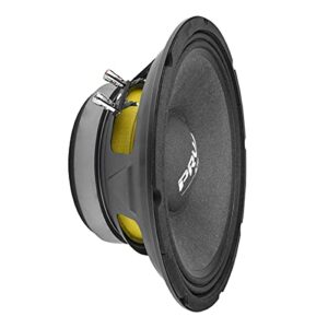 prv audio 10mr650a 10 inch midrange speaker, 8 ohm, 650 watts, 97.5 db, 2.5 in voice coil alto series pro audio mid range loudspeaker (single)