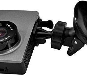 TiToeKi Dash Cam Suction Mount with 15+ Swivel Ball Adapters Compatible with Rexing V1, UGSHD, Falcon F170, KDLINKS, Vantrue, APEMAN, , Z-Edge, Roav, Old Shark, YI, Peztio, UGSHD and Most Dash Cameras