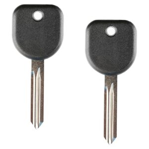 2x remote key fob transponder chip key for cadillac srx pk3+ 48 chip (b115, b106)