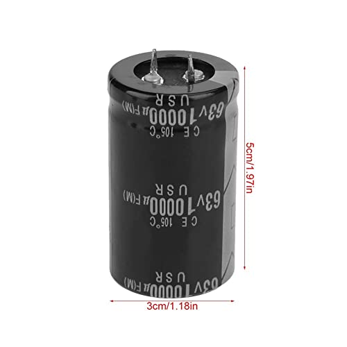 Capacitor 4 Pcs Aluminum Electrolytic Capacitor 63v 10000uf Amplifier Electrolytic Capacitor Electronic Components For Amplifier