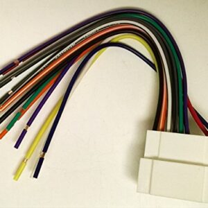 Wire Harness for Installing a New Radio into a Suzuki, SX4, 2007, 2008, 2009, 2010, 2011, 2012, 2013