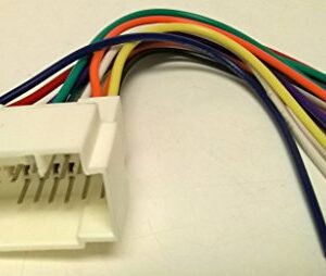 Wire Harness for Installing a New Radio into a Suzuki, SX4, 2007, 2008, 2009, 2010, 2011, 2012, 2013