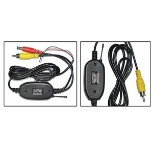 Beastron 12V/2.4GHz Wireless Video Transmitter and Receiver for Vehicle Backup Camera/Front Car Camera (ZBC-101)