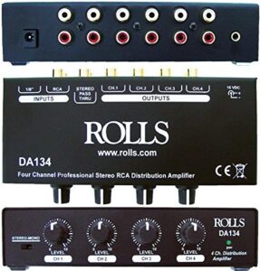 rolls da134 4-channel distribution amplifier