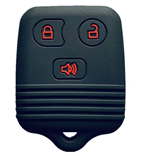 Rpkey Silicone Keyless Entry Remote Control Key Fob Cover Case protector Replacement Fit For Ford Lincoln Mercury Mazda CWTWB1U331 GQ43VT11T CWTWB1U345 8L3Z15K601B 8L-3Z-15K-601B