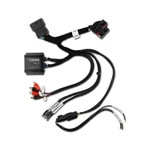 ds18 ry-harness.hd harley davidson plug and play harness for amplifiers, 4 channel rca pre-output ready to use – great for upgrade your motorcycle sound system