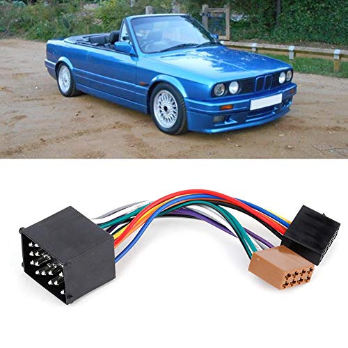 KIMISS Car Stereo Harness Radio Adapter Stereo Harness Cable ISO Plug Fits for E36 E46 E39