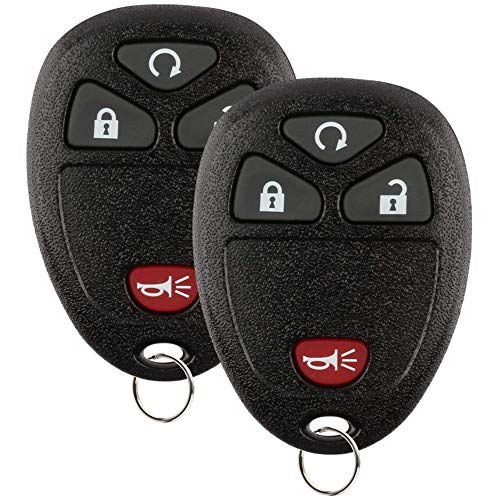 2X KeylessOption Remote Key Fob for GM (15913421, 20868672, OUC60270)