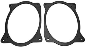 rear deck speaker adapter spacer rings fits 2002-2011 camry & 2003-2013 corolla 6×9″ – sak008_69-1 pair