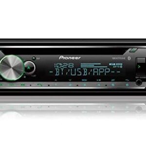 Pioneer DEH-S5200BT CD Receiver with Pioneer Smart Sync App Compatibility, MIXTRAX, Built-in Bluetooth, and Color Customization