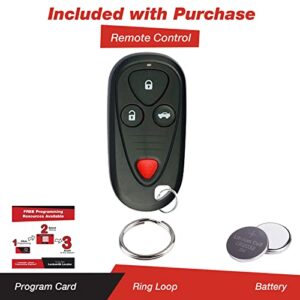 KeylessOption Keyless Entry Remote Control Car Key Fob Replacement for E4EG8D-444H-A