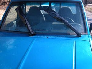 winter weather windshield wiper covers (2 pack (front))