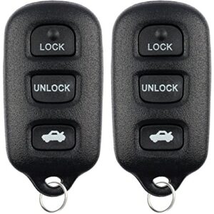 KeylessOption 2 Replacement Keyless Entry Remote Control Key Fob with Trunk Release for HYQ12BAN, HYQ12BBX, HYQ1512Y