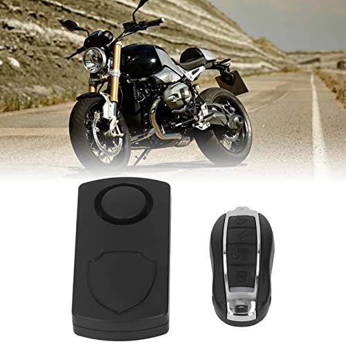 115dB Motorcycle Security Alarm Anti Theft Vibration Motion Sensor 3 Bell Sound Waterproof for Bike Electric Scooter Systems Alarm, Super Loud Bicycle Siren System