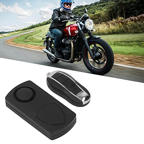 115dB Motorcycle Security Alarm Anti Theft Vibration Motion Sensor 3 Bell Sound Waterproof for Bike Electric Scooter Systems Alarm, Super Loud Bicycle Siren System