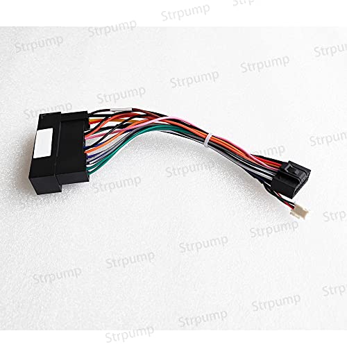 Strpump 16pin Car Radio Stereo Power Retrofit Harness Cable Wire Compatible fit for Hyundai Accent Sonata Tucson Sonata IX35 Kia Forte Optima Soul Ceed Low Trim Model with Radio Antenna Adapter