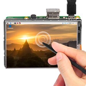 osoyoo lcd touch screen 3.5″ hdmi display monitor tft for raspberry pi 3 2 model b audio output with stylus pen