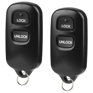 key fob fits 2001-2008 scion toyota keyless entry remote (hyq12bbx, hyq12ban), set of 2