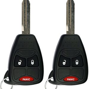 KeylessOption Keyless Entry Remote Control Car Key Fob Replacement for OHT692427AA KOBDT04A (Pack of 2)