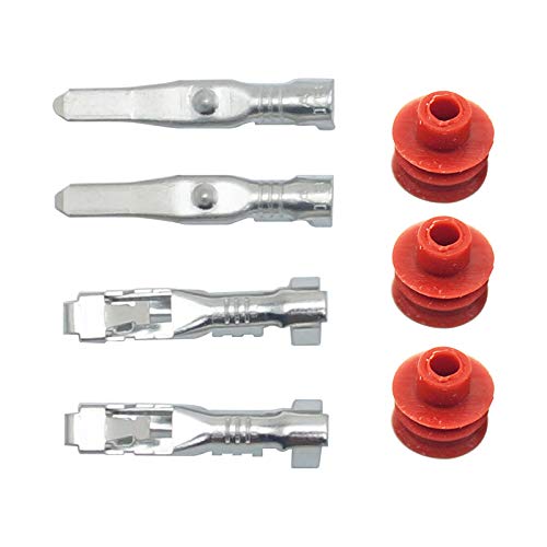 FEELDO Car Motorcycle HB4/9006 Bulb Waterproof Quick Adapter Connector Terminals DIY Plug Male/Female Kit